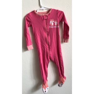 “I ❤️ my mommy” fox footy pajamas